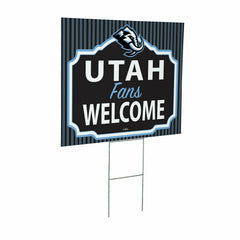 Utah Hockey Club Coroplast Yard Sign, "Fans Welcome"