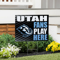 Utah Hockey Club Coroplast Yard Sign "Fans Play Here"