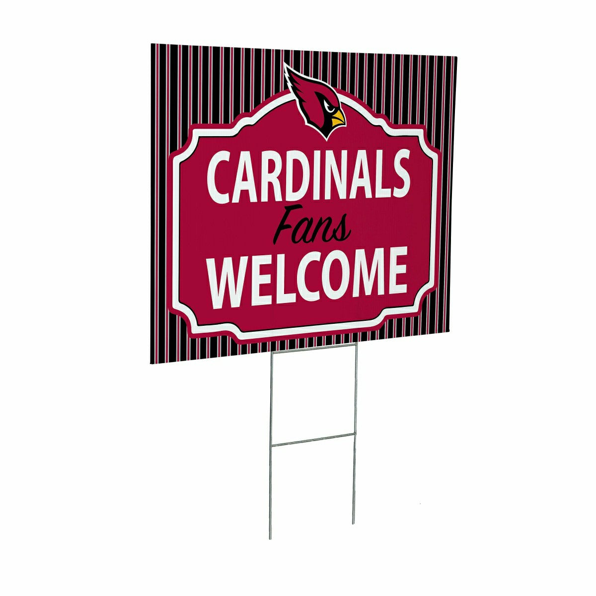 Arizona Cardinals Coroplast Yard Sign, Fans Welcome