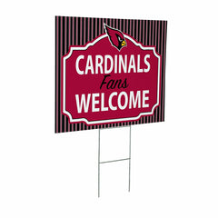 Arizona Cardinals Coroplast Yard Sign, Fans Welcome