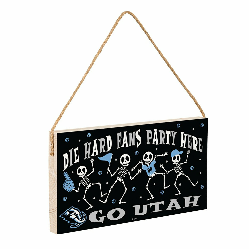 Utah Mammoth Halloween Wood Wall Sign, 6x11