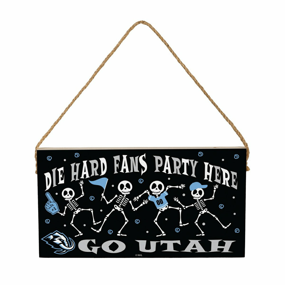 Utah Mammoth Halloween Wood Wall Sign, 6x11