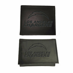 Los Angeles Chargers, Bi-Fold and Tri-Fold Wallet Gift Set, Black